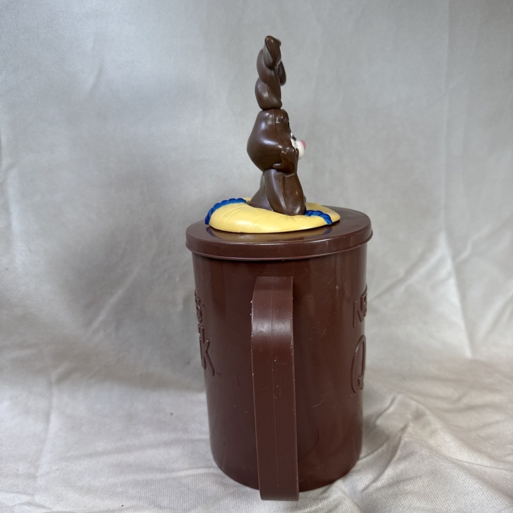VTG Nestle Quick Nesquik Brown Chocolate Milk Bunny Mixer Plastic‎ Pitcher 24oz - Picture 4 of 14